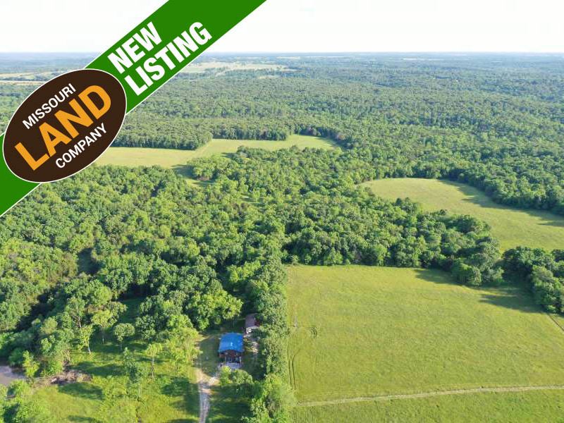 191.2 Acres Nice Rustic Home New : Wheatland : Hickory County : Missouri
