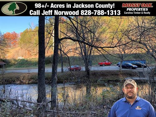 98 Acres Only 1.2 Miles From Har : Whittier : Jackson County : North Carolina