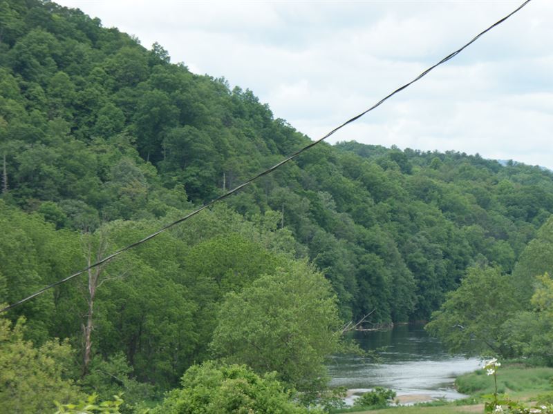 Nice New River View Wooded Tract : Fries : Grayson County : Virginia