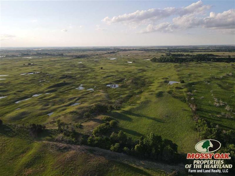 315 Acre Duck and Deer Haven in Cen : Burrton : Harvey County : Kansas