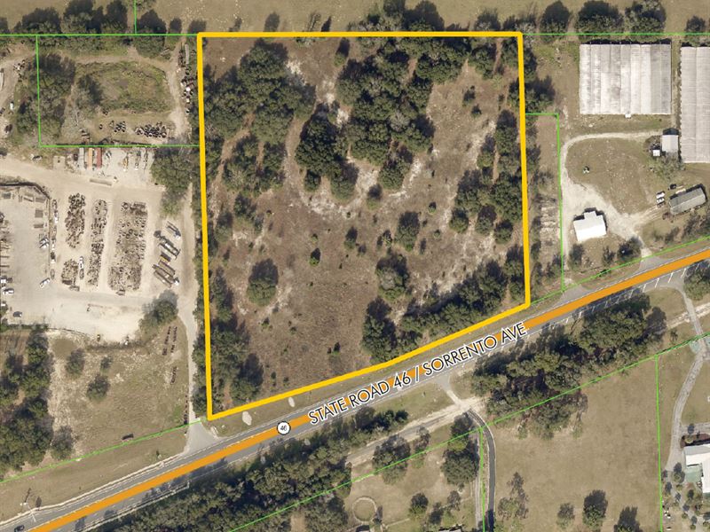 SR 46 Wekiva Parkway Land : Sorrento : Lake County : Florida