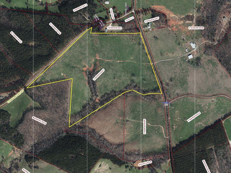 Pasture with Hwy Frontage : Iva : Anderson County : South Carolina