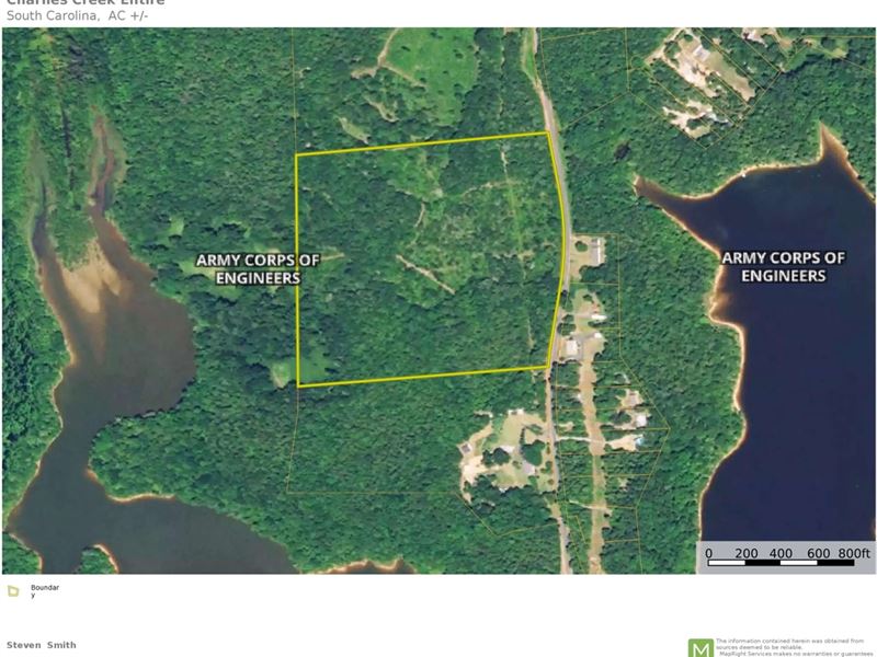 29-Acres-Corps Frontage On Lake : Lowndesville : Abbeville County : South Carolina