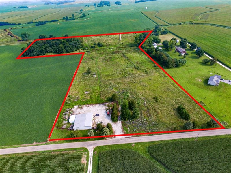 Land for Sale, Barn, Utilities : Attica : Warren County : Indiana