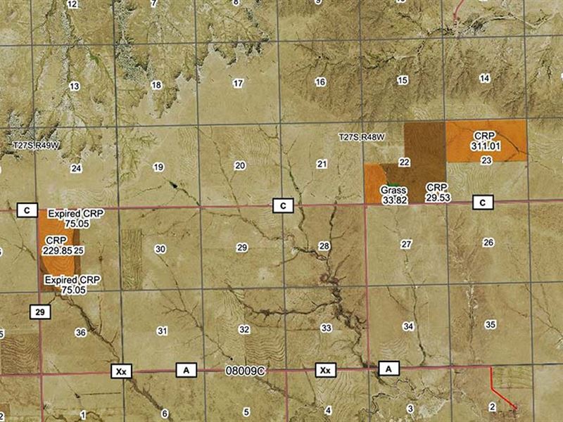 Crp Land for Sale : Las Animas : Bent County : Colorado