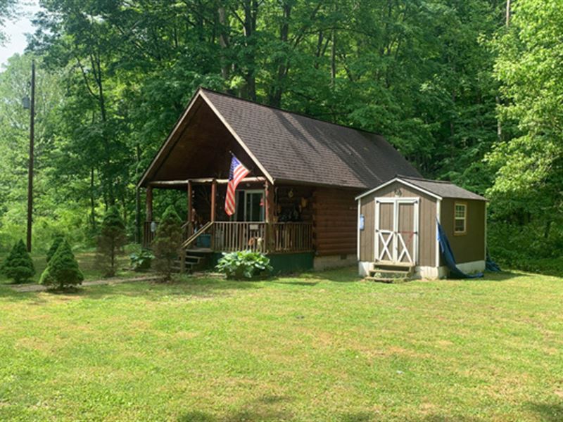 26 Ac, 3 Cabins Vinton County, OH : Londonderry : Vinton County : Ohio