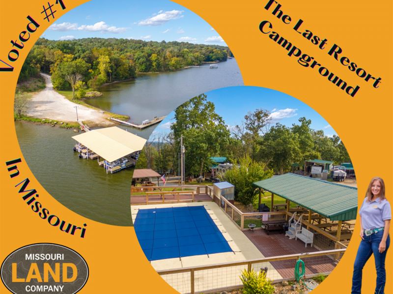 Turn-Key RV Campground Shoreline : Warsaw : Benton County : Missouri