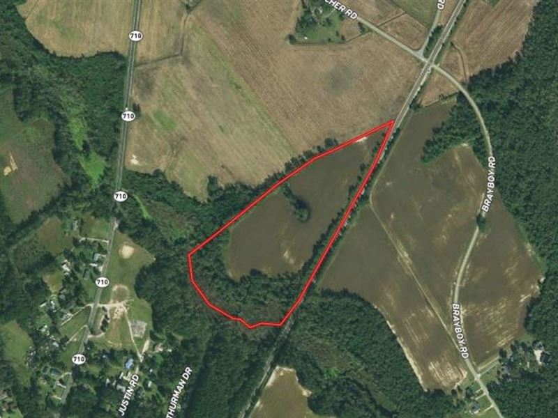 24.06 Acres of Farm and Hunting Lan : Rowland : Robeson County : North Carolina