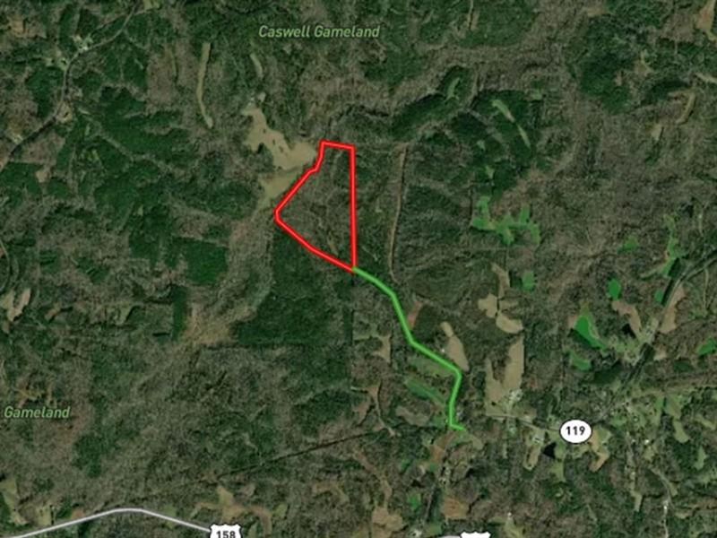 46.50 Acres of Pr : Blanch : Caswell County : North Carolina