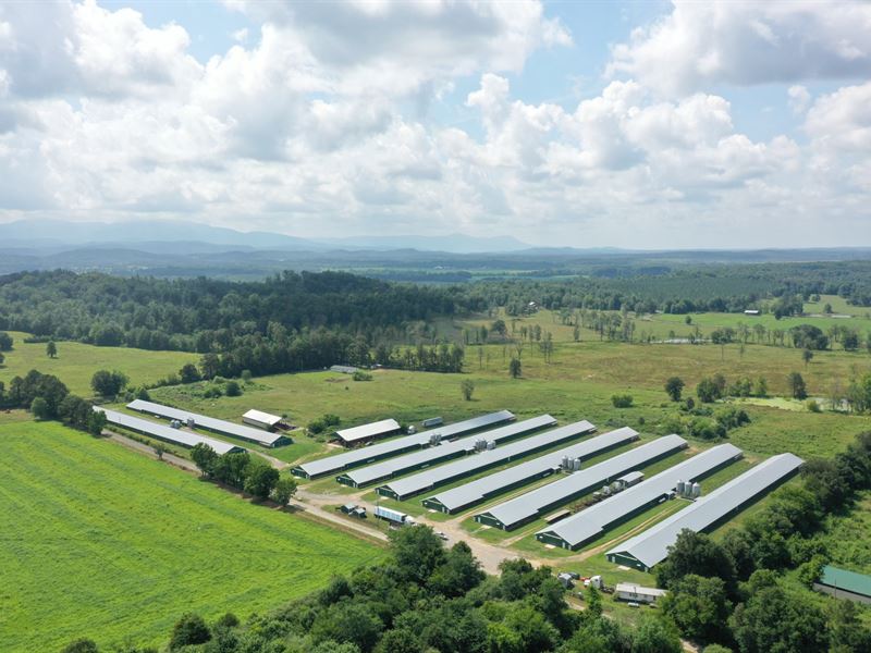 9 House Broiler Farm : Old Fort : Bradley County : Tennessee