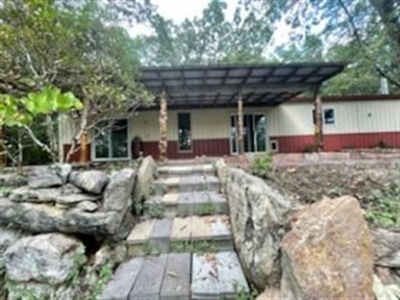 Country Home Nestled in Woods : Mountain Grove : Texas County : Missouri