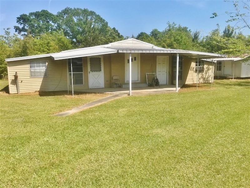 Home & 90 Acres, Pond : Meadville : Amite County : Mississippi