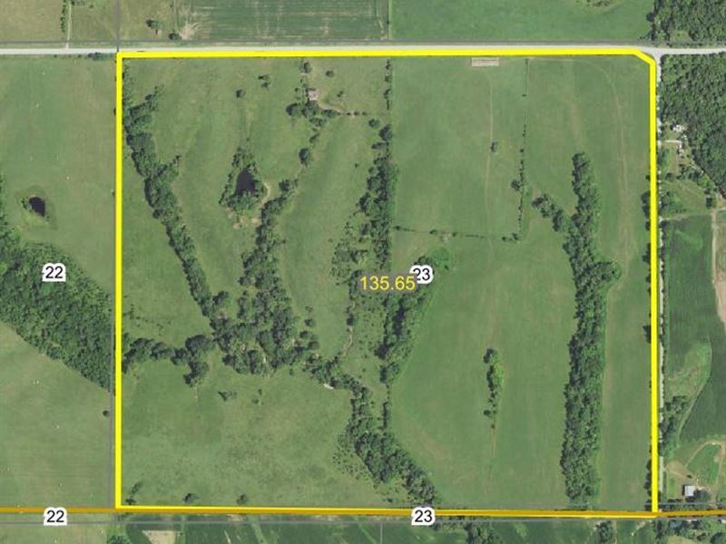 136 Acres for Sale in Appanoose : Exline : Appanoose County : Iowa