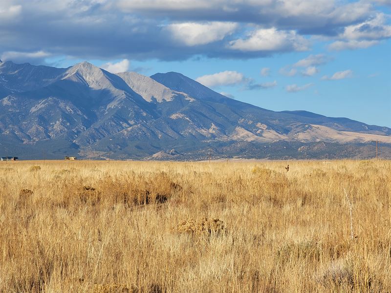 Spectacular Mountain Views, Power : Blanca : Costilla County : Colorado