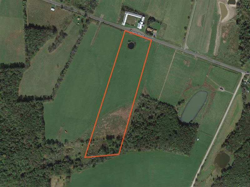 Scenic Countryside Building Lot : Pharsalia : Chenango County : New York