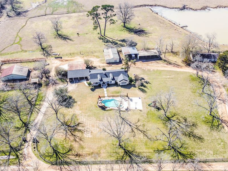 Beautiful Cattle Ranch with Pond : Livingston : Polk County : Texas