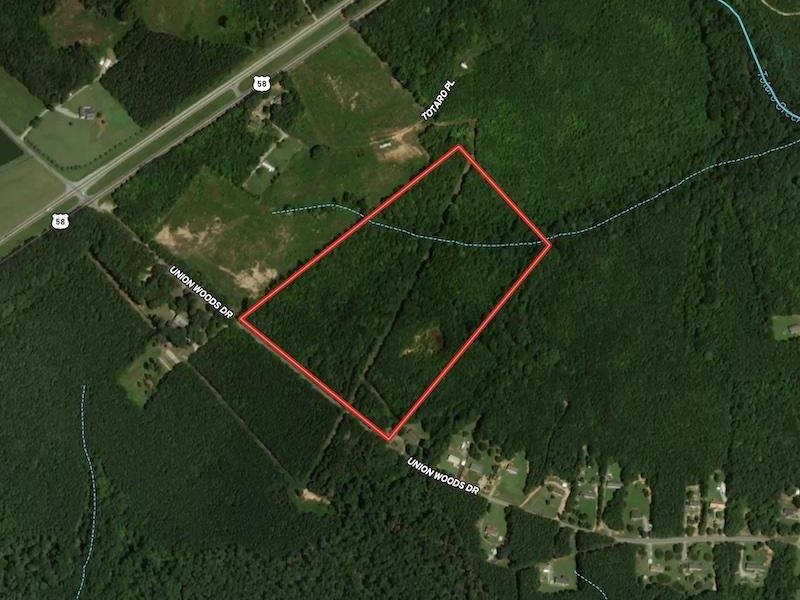 25.7 Acres of Hun : Brodnax : Brunswick County : Virginia