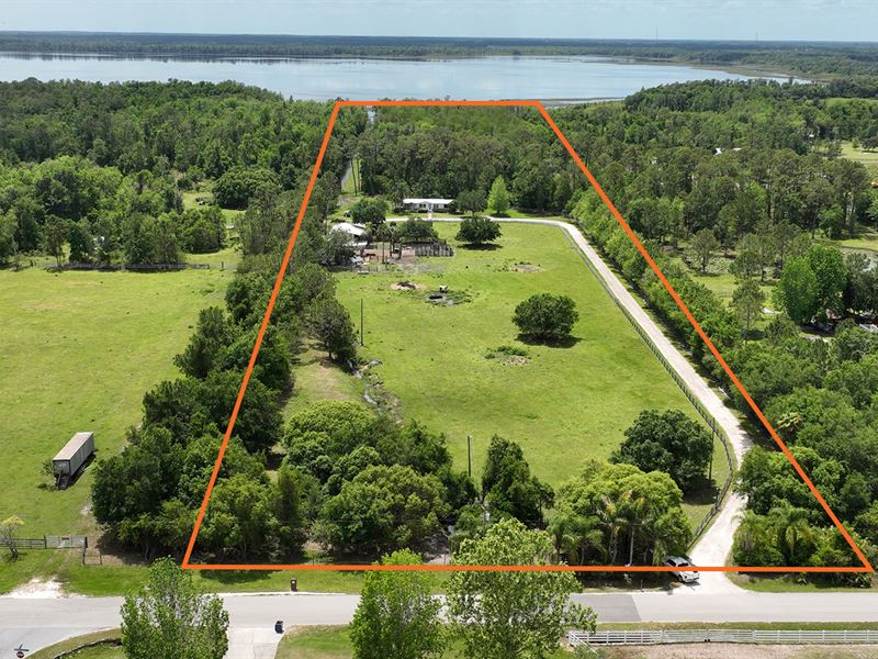 Lake Gentry Waterfront Ranchette : Saint Cloud : Osceola County : Florida