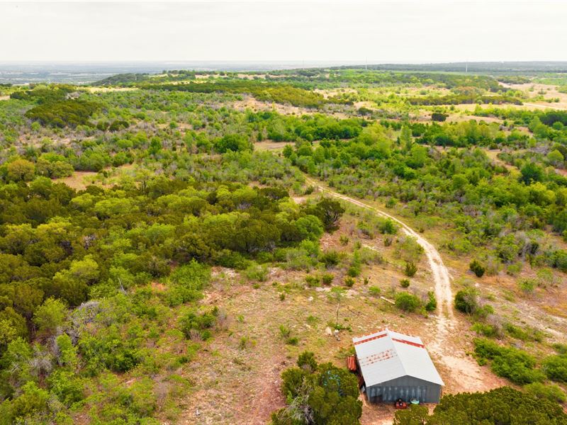 36 Acres of Hill Country Views : Iredell : Bosque County : Texas