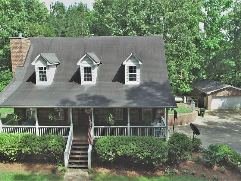 Mini Farm, Fenced 10 Acres & Home : Odenville : Saint Clair County : Alabama