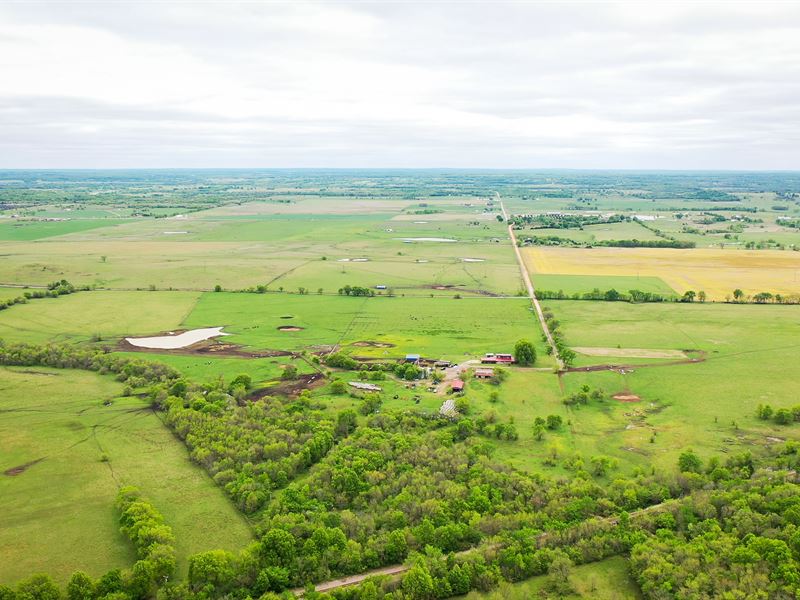 House & Equine Ranch for Sale : Vinita : Craig County : Oklahoma