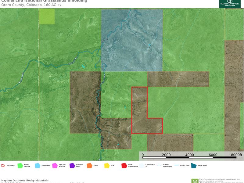 Comanche National Grassland : Model : Otero County : Colorado