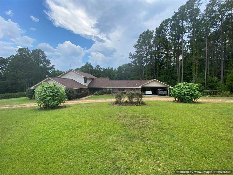 Spacious Home on 10+/- Rustic Acres : Meadville : Franklin County : Mississippi