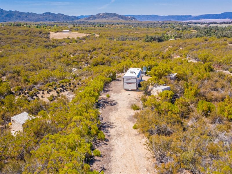 10 Acre Private Valley Escape : Warner Springs : San Diego County : California
