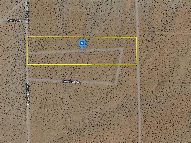 10 Acres Land in Edwards, CA : Edwards Afb : Kern County : California