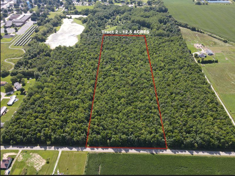 12.5 Acres Mentone, IN / Kosciu : Mentone : Kosciusko County : Indiana