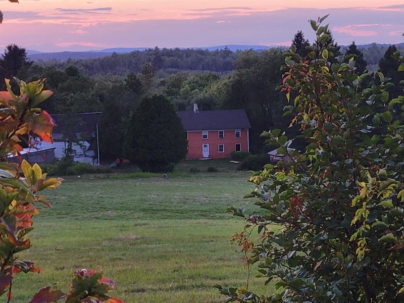 Troy Farm House on 20 Acres : Troy : Waldo County : Maine