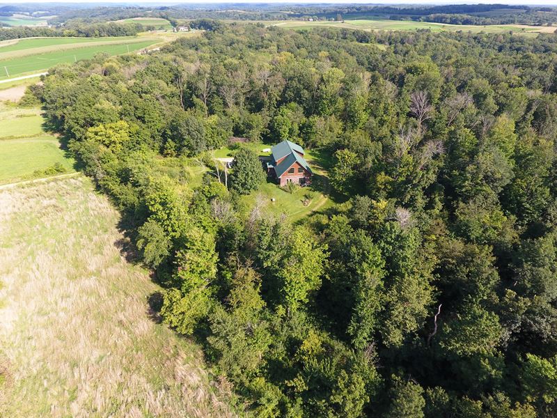 Ridgetop Cabin Farmette : Spring Green : Sauk County : Wisconsin