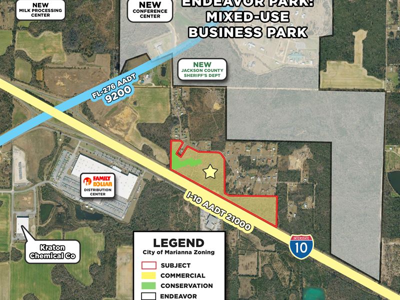 38+/- Acres of Residential Land : Marianna : Jackson County : Florida