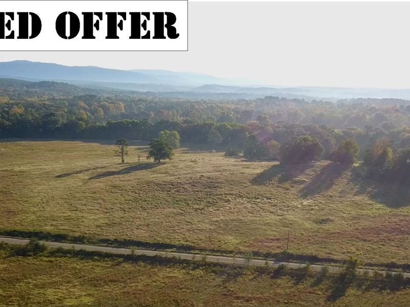38 Acres Fenced Pasture for Sale : Clarksville : Johnson County : Arkansas