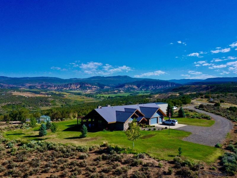 Mountain Timberframe Luxury Home WI : Hotchkiss : Delta County : Colorado