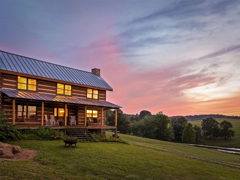 162 Acre Lookout Mountain Retreat : Menlo : Walker County : Georgia