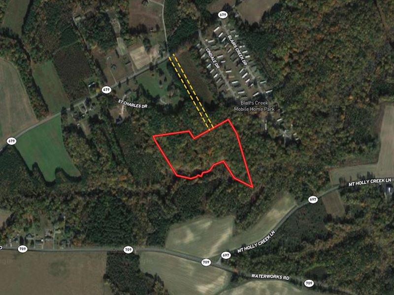 10.68 Acres of Hu : Smithfield : Isle Of Wight County : Virginia