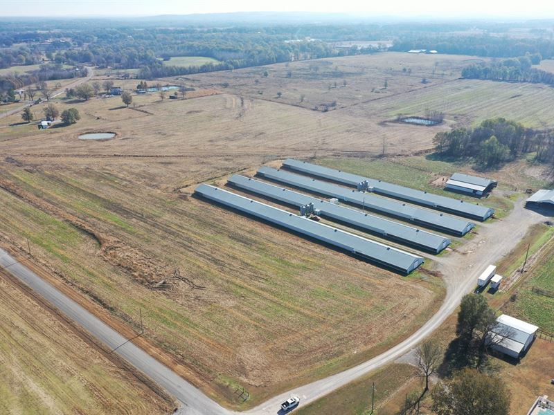 4-J Farm Four House Broiler Farm : Town Creek : Lawrence County : Alabama