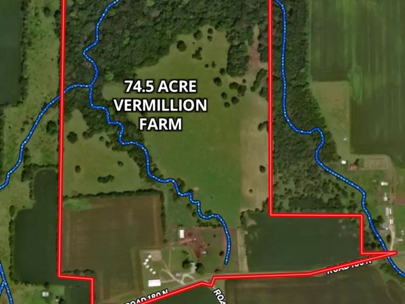 74.5 AC Vermillion County Farm : Indianola : Vermilion County : Illinois