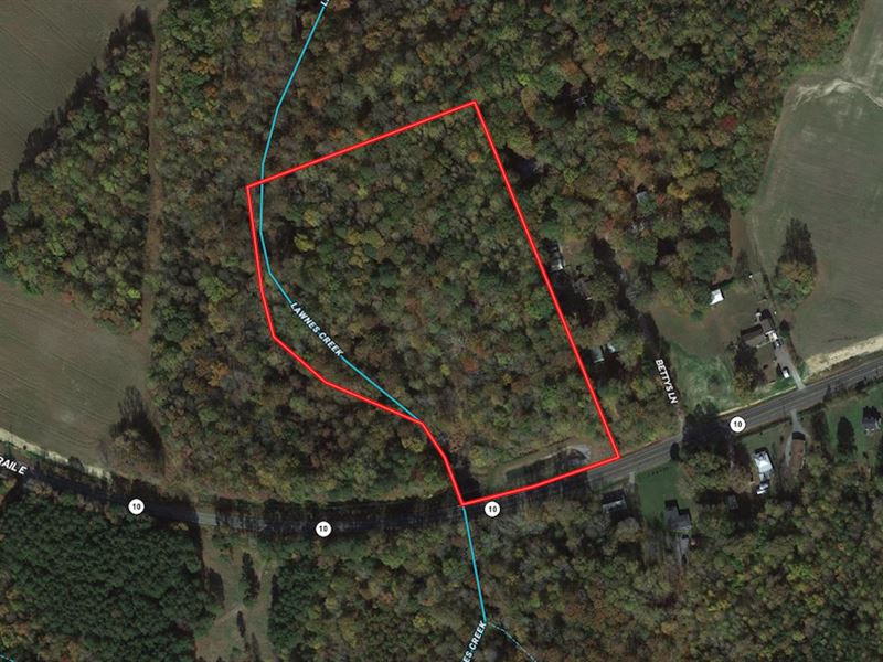 11.4 Acres of Res : Smithfield : Isle Of Wight County : Virginia