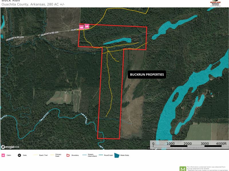 280 Acres in Camden, Arkansas : Camden : Ouachita County : Arkansas