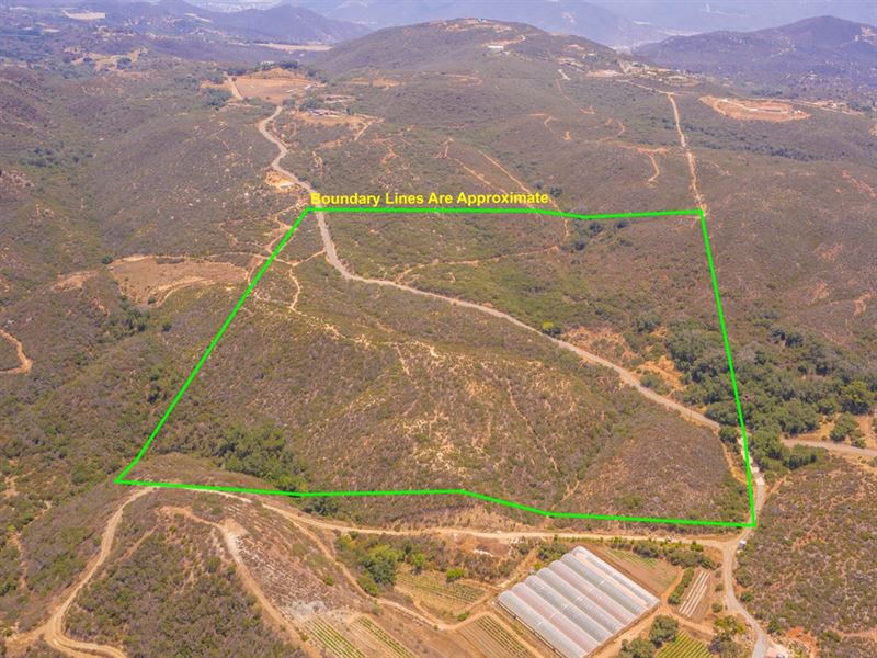 42 Acre Magee Road Ranchette Site : Pala : San Diego County : California