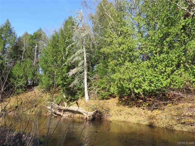 40 Acre Riverfront 50101168 : Ontonagon : Ontonagon County : Michigan
