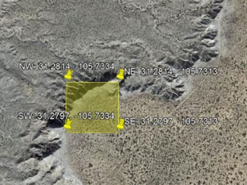 Own Your Own Piece of The Mountain : Fort Hancock : Hudspeth County : Texas