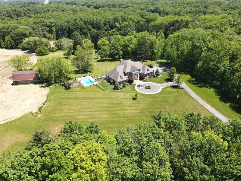 50 Acres with Home / 1035 N 550 : Westville : Porter County : Indiana