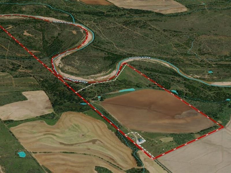 Brazos River Ranch for Sale : Newcastle : Young County : Texas