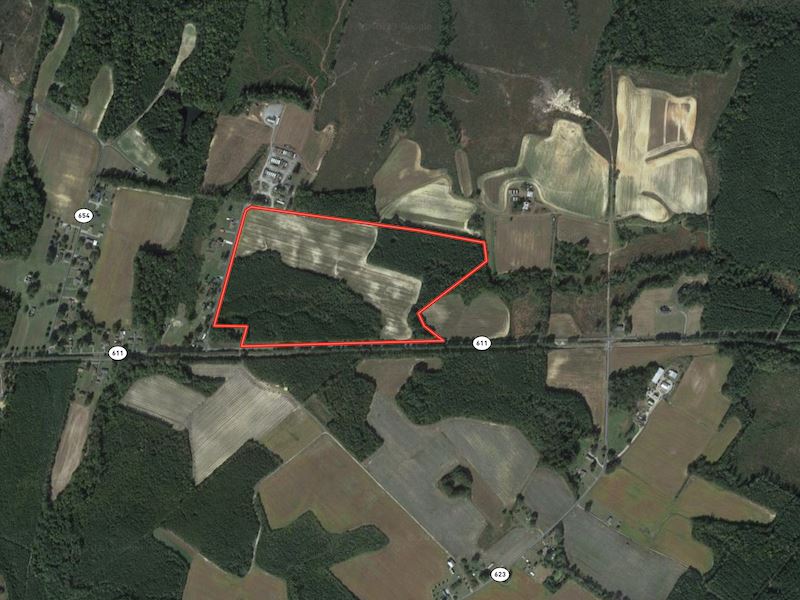 53 Acres of Farm : Emporia : Greensville County : Virginia