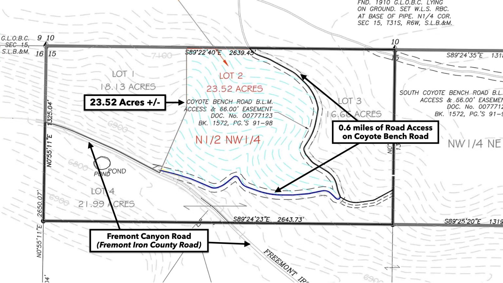 Lot Near Fishlake National Forest, Ranch for Sale by Owner in Utah, 348482 RANCHFLIP