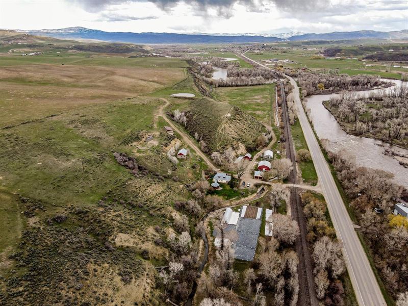 The Yampa River Runs Through It : Hayden : Routt County : Colorado