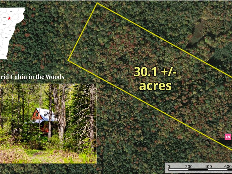 Remote Off-Grid Camp in Wolcott, VT : Wolcott : Lamoille County : Vermont